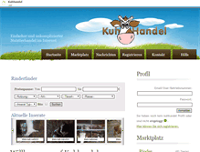 Tablet Screenshot of kuhhandel.at
